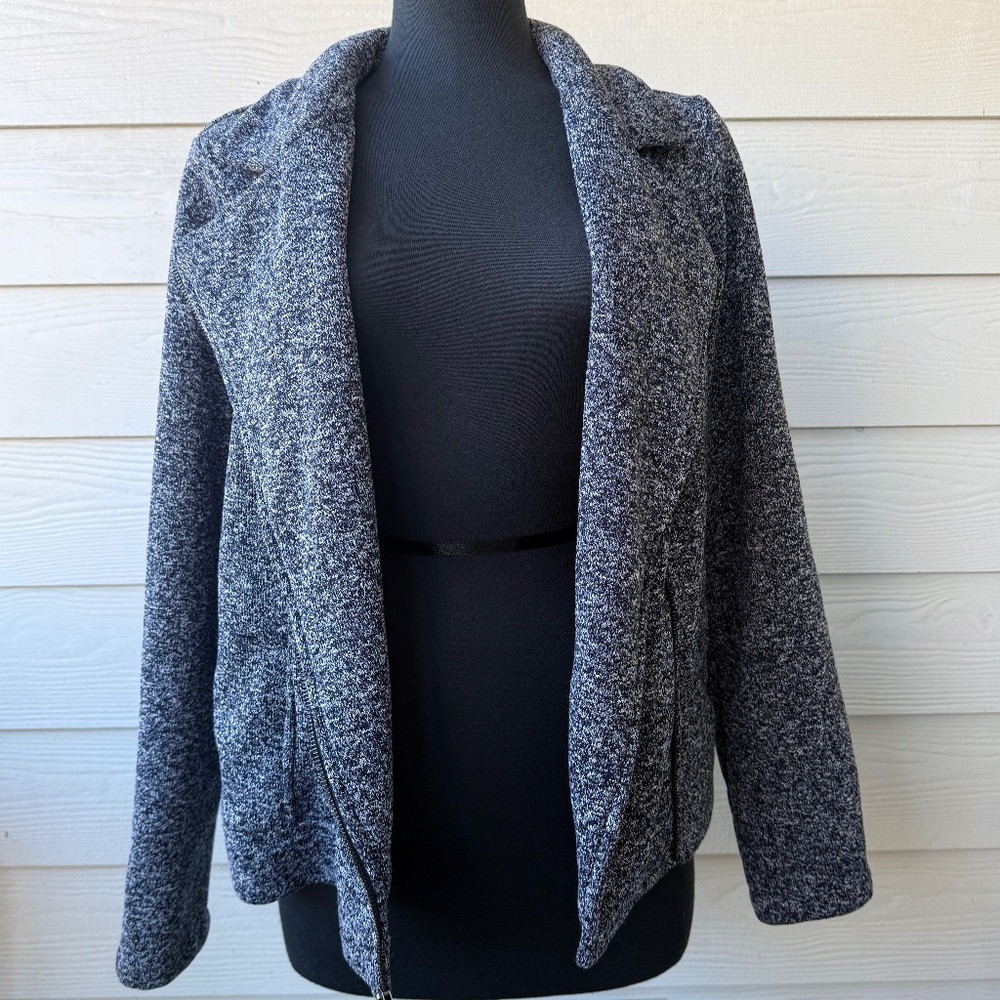 Banana Republic Jacket |‎ Size L | Asymmetrical Zip Up | Soft